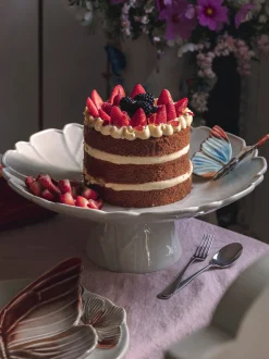 Alzatina per dolci Cloudy Butterflies