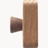 Appendiabiti da parete in legno di quercia fatto a mano Nature