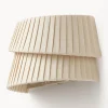 Applique con paralume asimmetrico Nyla