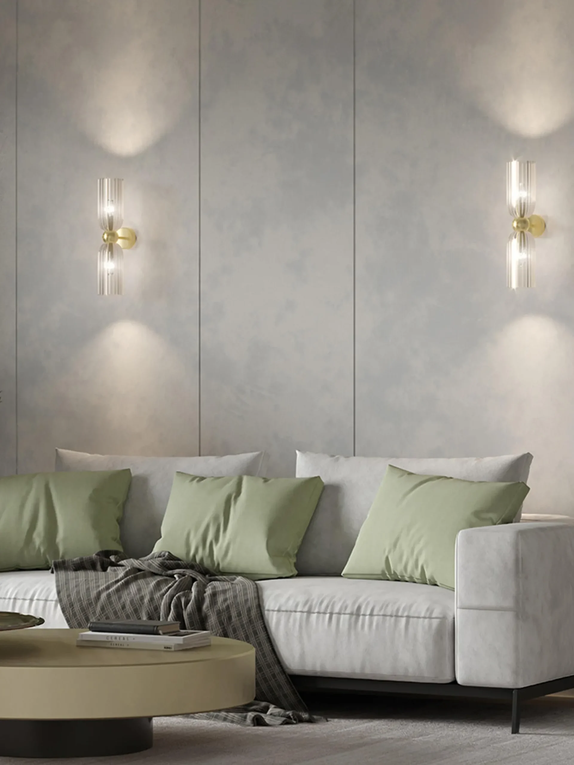Applique con luce su e giù Antic