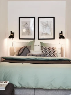 Applique grande con luce regolabile con spina Larry