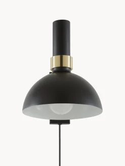 Applique grande con luce regolabile con spina Larry