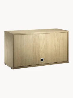 Armadietto con anta ribaltabile String System, larg. 78 x prof. 30 cm