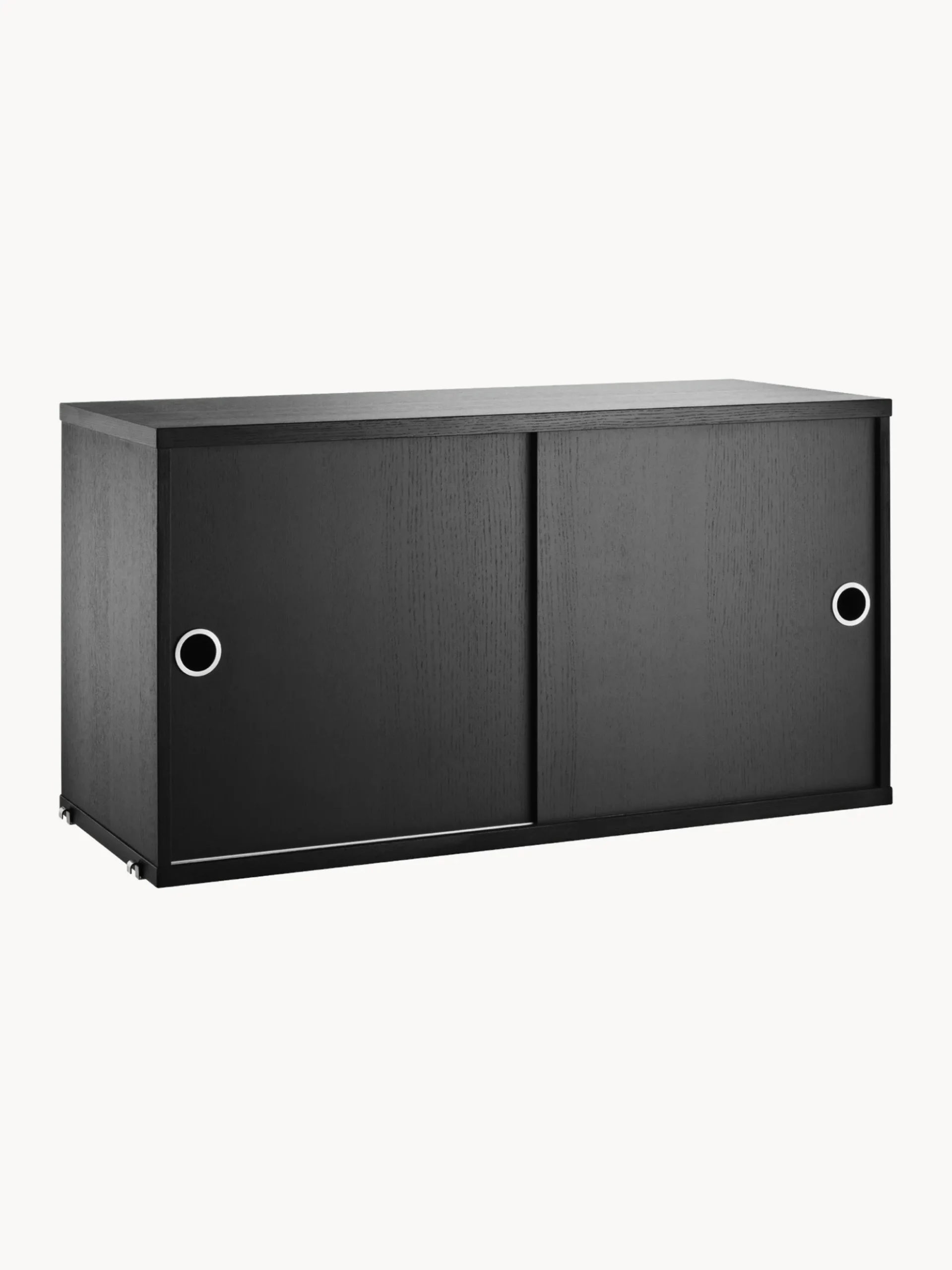 Armadietto con ante scorrevoli String System, larg. 78 x prof. 30 cm
