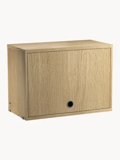 Armadietto con anta ribaltabile String System, larg. 58 x prof. 30 cm