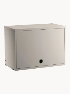 Armadietto con anta ribaltabile String System, larg. 58 x prof. 30 cm