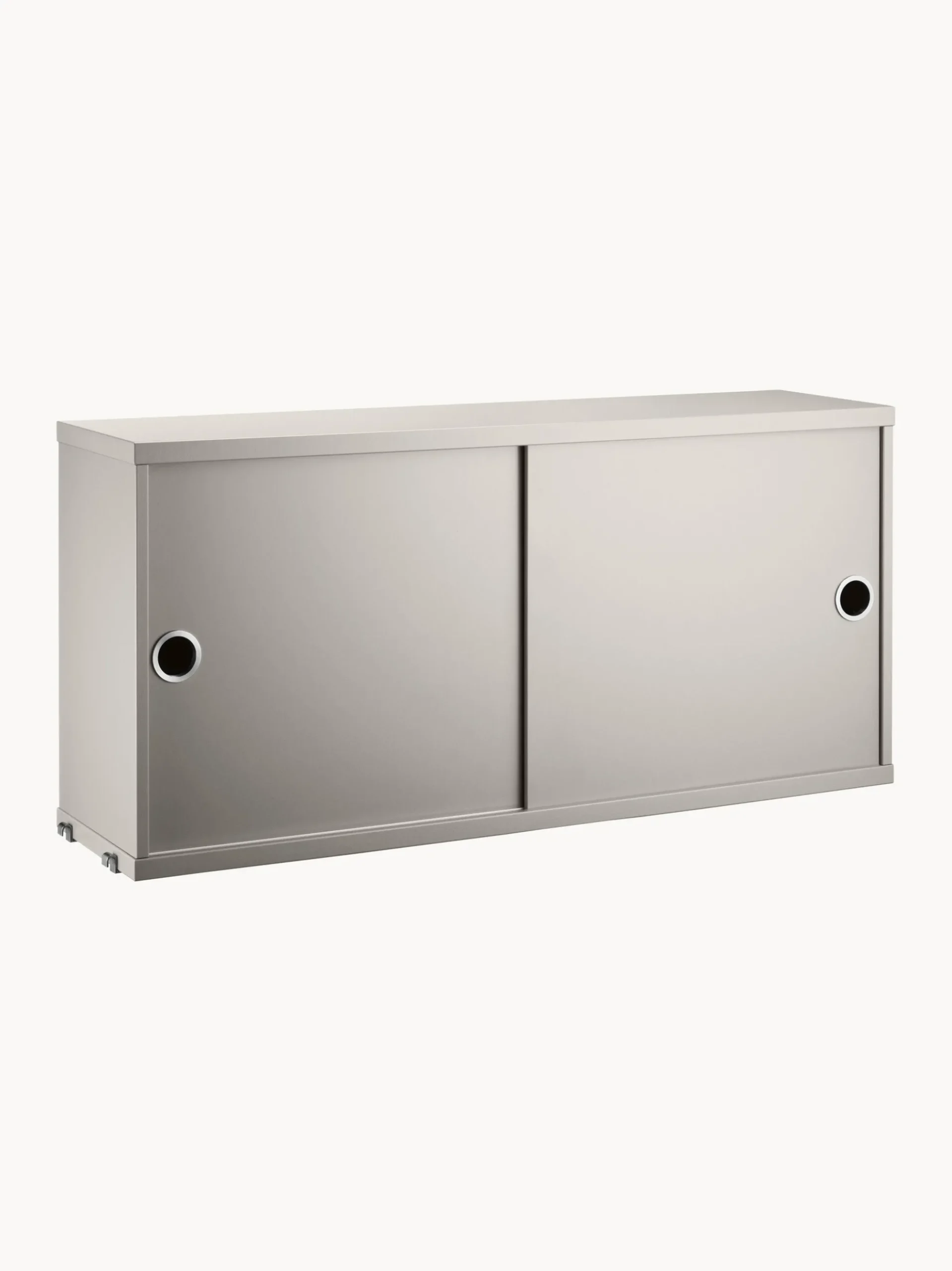 Armadietto con ante scorrevoli String System, larg. 78 x prof. 20 cm