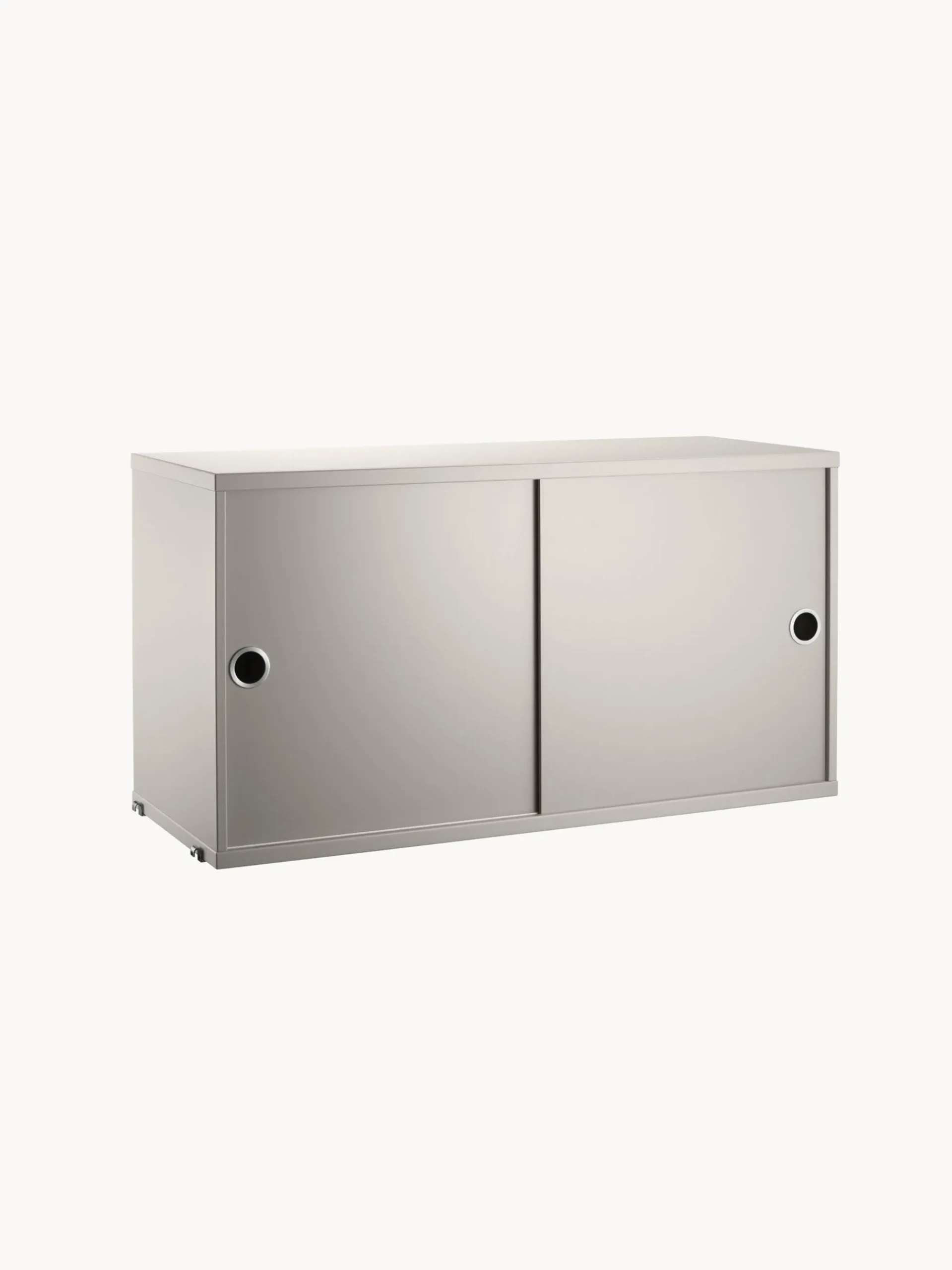 Armadietto con ante scorrevoli String System, larg. 78 x prof. 30 cm
