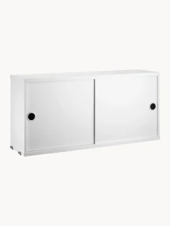 Armadietto con ante scorrevoli String System, larg. 78 x prof. 20 cm