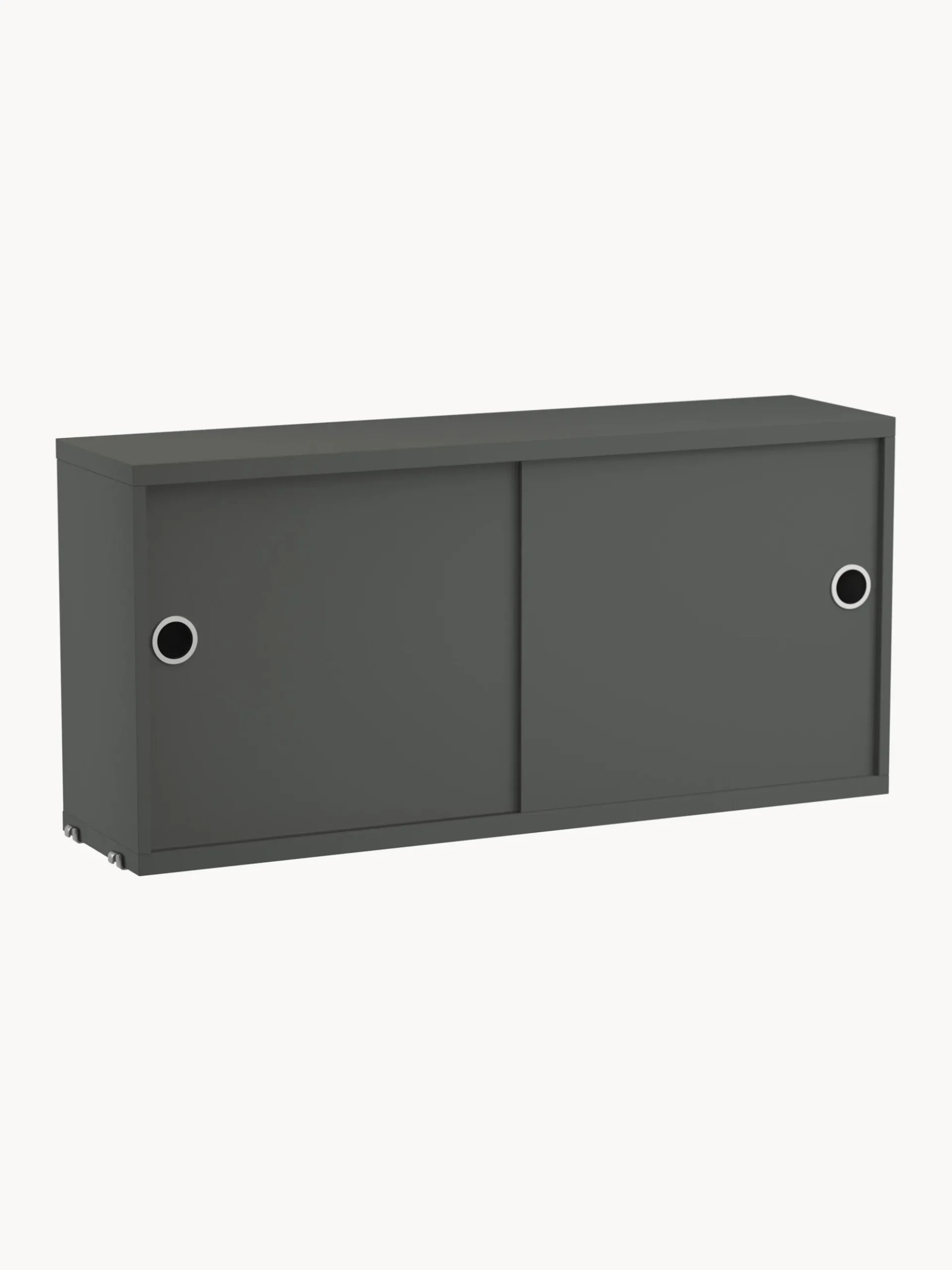 Armadietto con ante scorrevoli String System, larg. 78 x prof. 20 cm
