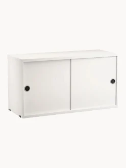 Armadietto con ante scorrevoli String System, larg. 78 x prof. 30 cm