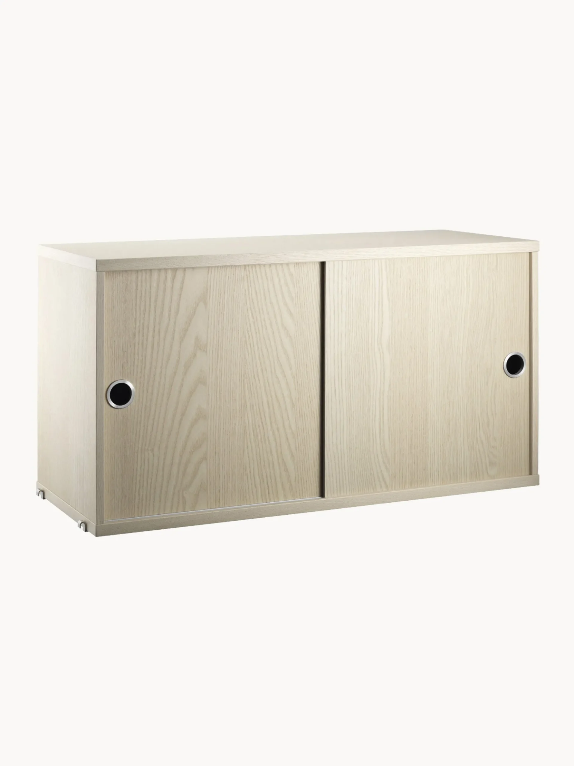 Armadietto con ante scorrevoli String System, larg. 78 x prof. 30 cm