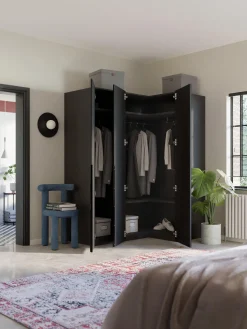 Armadio angolare componibile Leon, larg. 165 cm, diverse varianti