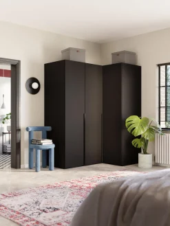 Armadio angolare componibile Leon, larg. 165 cm, diverse varianti