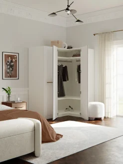 Armadio angolare componibile Charlotte, Larg. 165 cm, diverse varianti