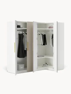 Armadio angolare componibile Simone, larg. 215 cm, diverse varianti