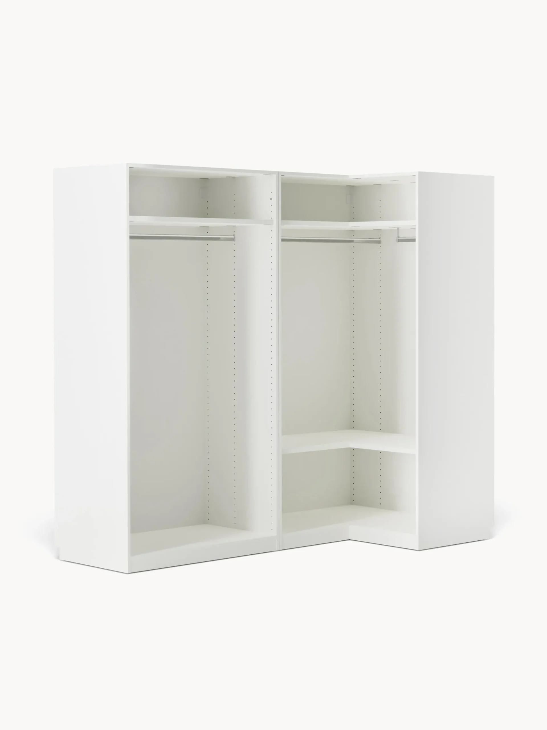 Armadio angolare componibile Charlotte, Larg. 215 cm, diverse varianti