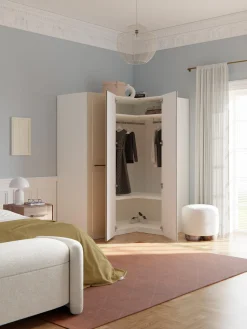Armadio angolare componibile Charlotte, Larg. 165 cm, diverse varianti