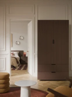 Armadio compatto in legno Sato