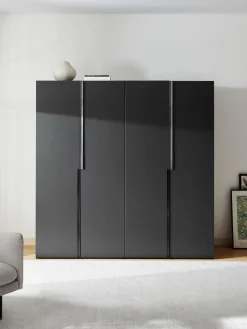 Armadio componibile ad ante battenti Leon, larg. 200 cm, in diverse varianti