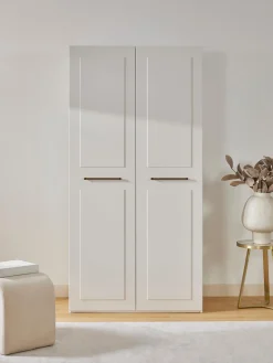 Armadio componibile con ante battenti Charlotte, Larg. 100 cm, in diverse varianti
