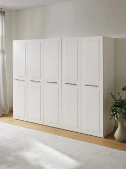 Armadio componibile con ante battenti Charlotte, Larg. 250 cm, in diverse varianti