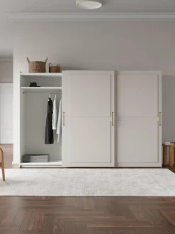 Armadio componibile con ante scorrevoli Charlotte, Larg. 300 cm, diverse varianti