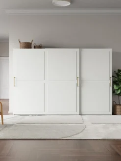 Armadio componibile con ante scorrevoli Charlotte, Larg. 300 cm, diverse varianti