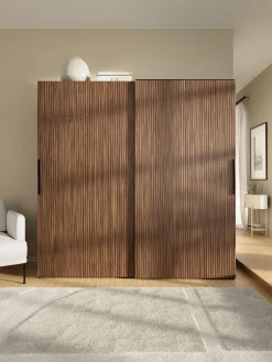 Armadio componibile ad ante scorrevoli Simone, larg. 200 cm, diverse varianti