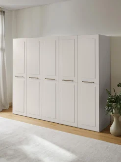 Armadio componibile con ante battenti Charlotte, Larg. 250 cm, in diverse varianti