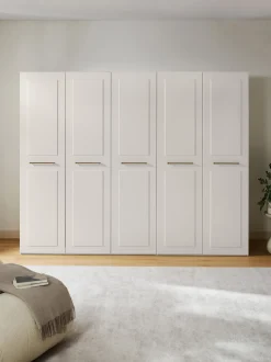 Armadio componibile con ante battenti Charlotte, Larg. 250 cm, in diverse varianti