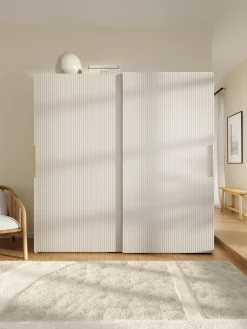 Armadio componibile con ante scorrevoli Simone, larg. 200 cm, in diverse varianti
