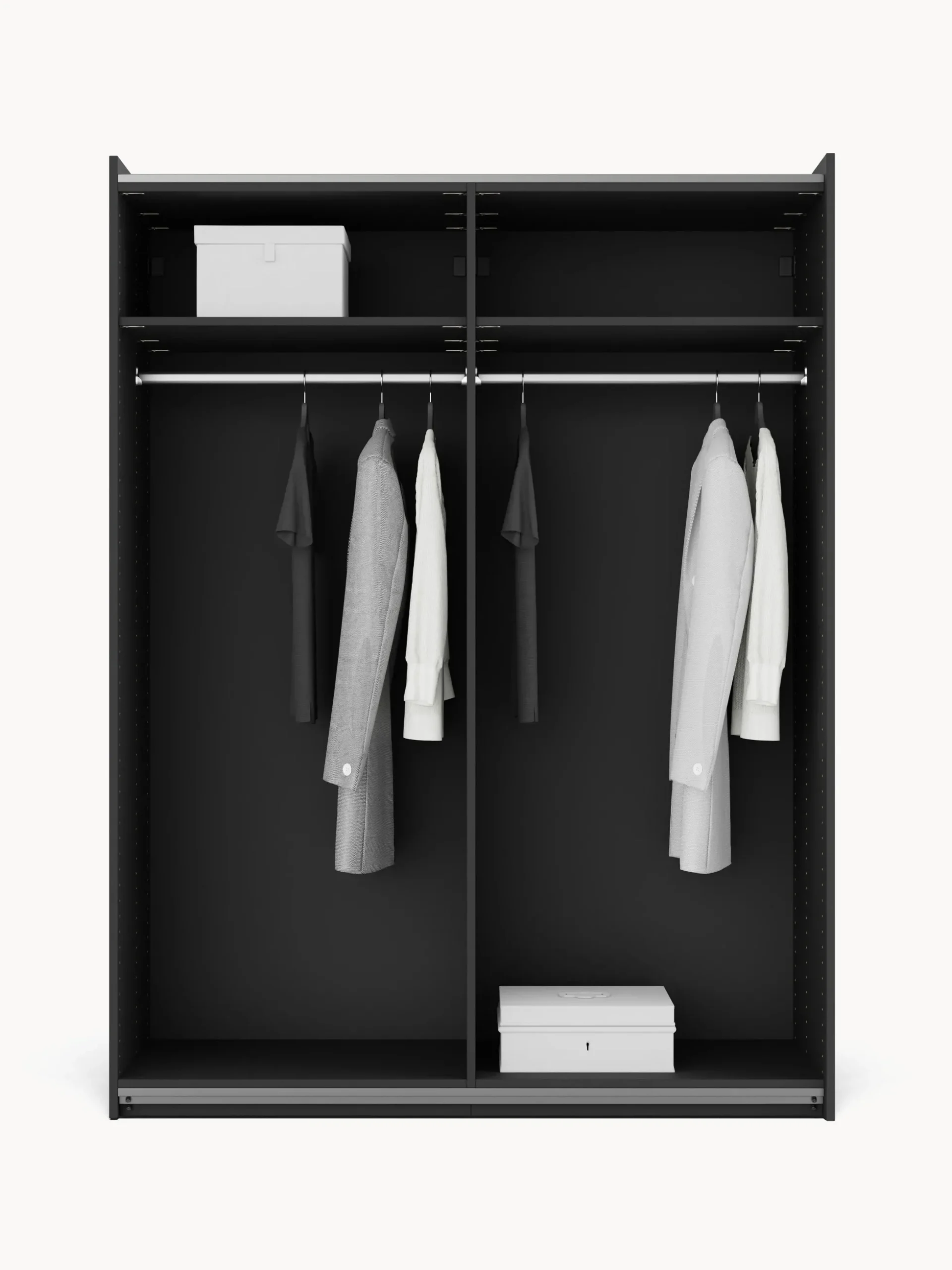 Armadio componibile con ante battenti Leon, larg. 150 cm, diverse varianti