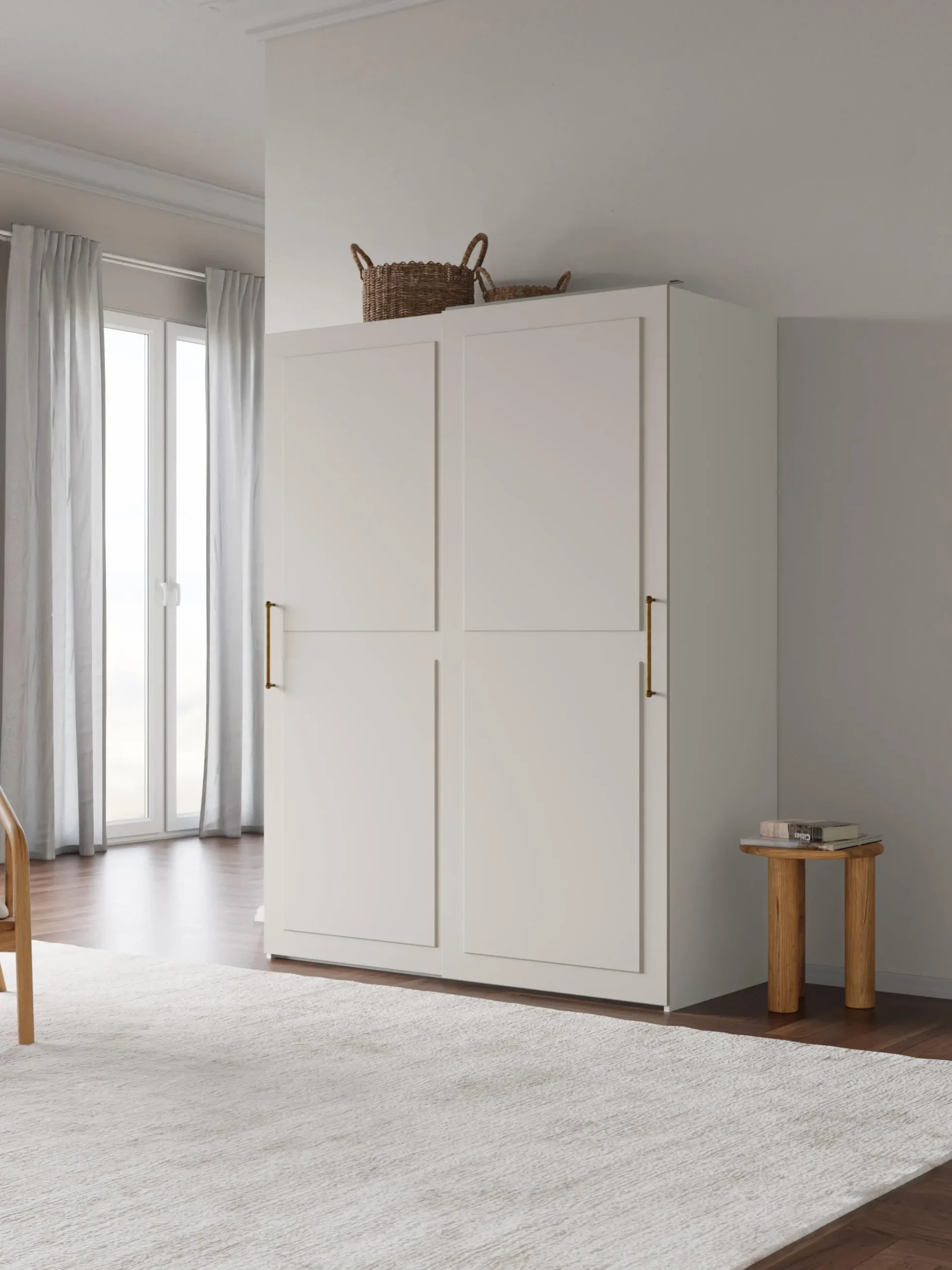 Armadio componibile con ante battenti Charlotte, Larg. 150 cm, diverse varianti