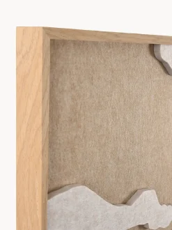 Arte da parete acustica Frequency con cornice in legno
