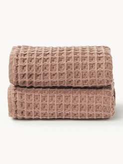 Asciugamano con struttura waffle Ines, varie misure