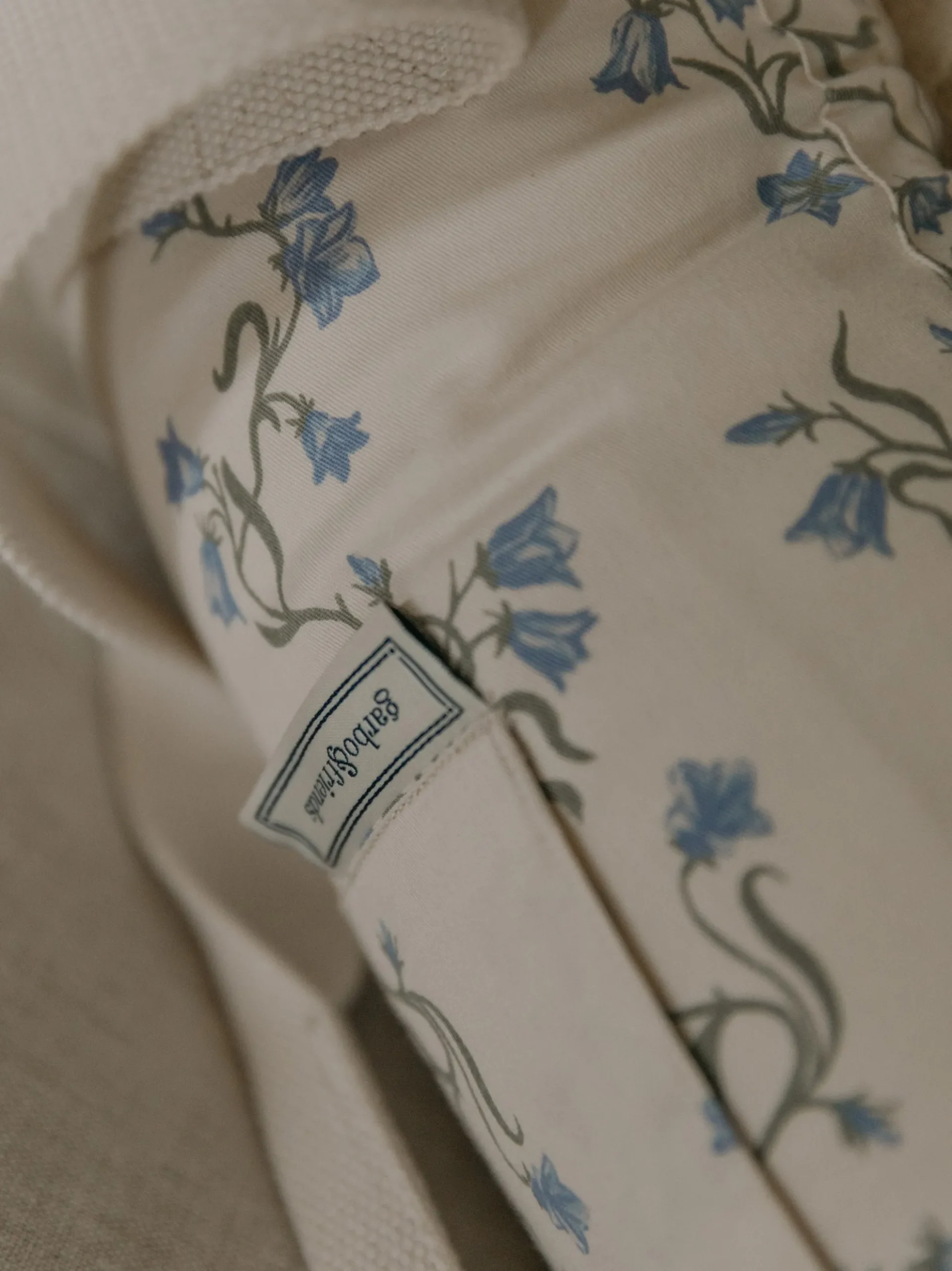 Baby nest portatile in cotone Bell Flower