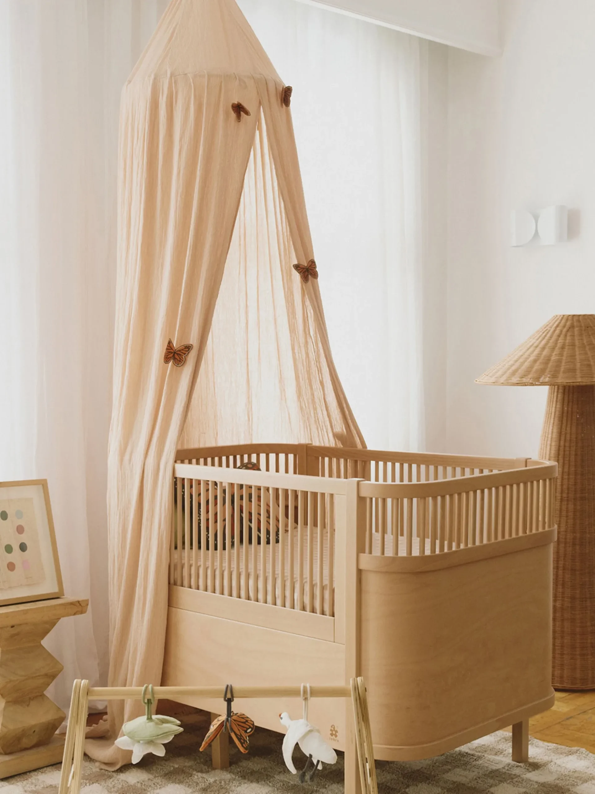 Baldacchino per letto bambini fatto a mano Swan Lake