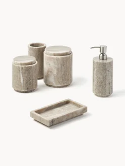 Barattolo in marmo Simba, alt. 14 cm