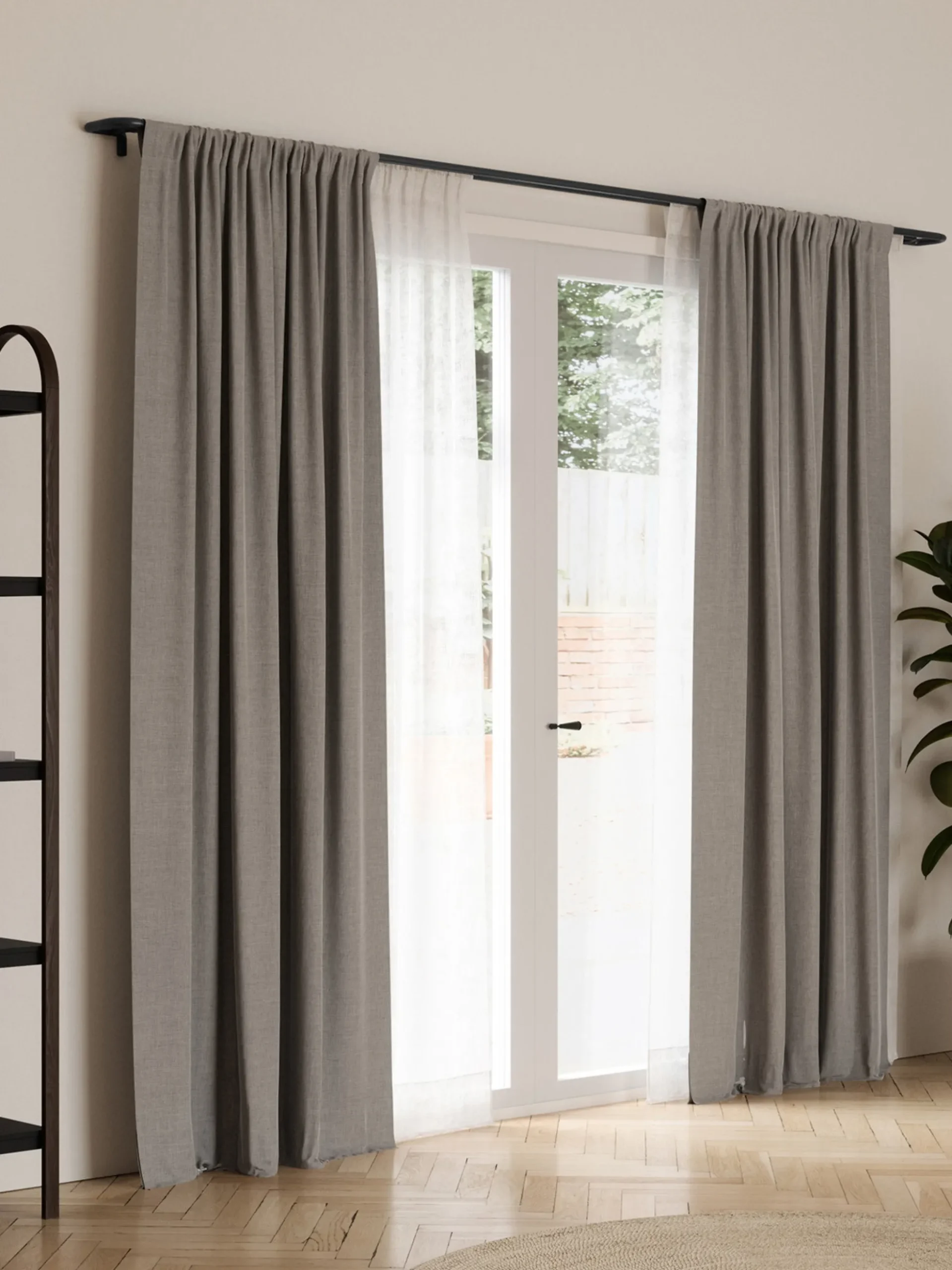 Bastone per tende Twilight, larg. 168-365 cm