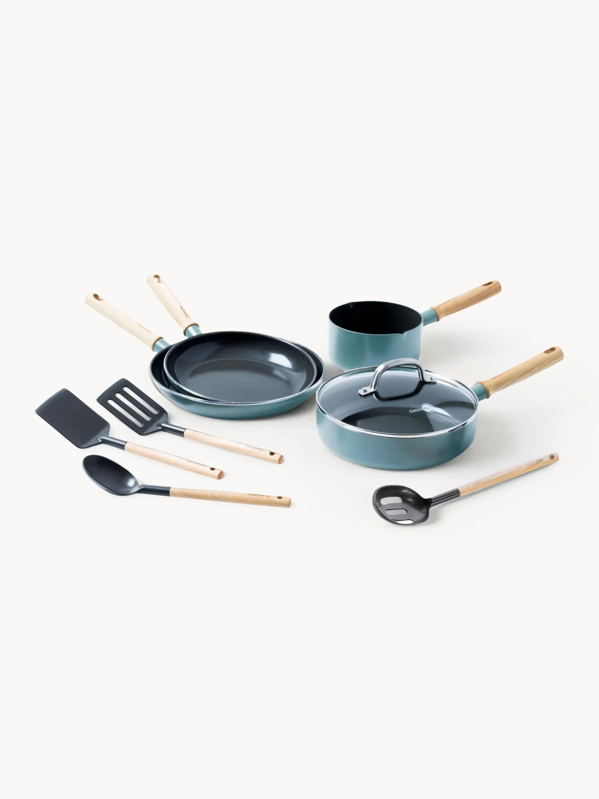 Batteria di pentole con rivestimento antiaderente Mayflower, set da 8