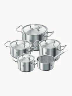 Batteria di pentole in acciaio inossidabile Twin Classic, set da 5