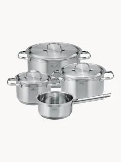 Batteria di pentole in acciaio inossidabile Pureelements, set da 4