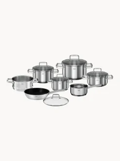 Batteria di pentole in acciaio inossidabile Elegance, set da 7