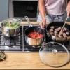 Batteria di pentole con rivestimento antiaderente KitchenAid, set da 7