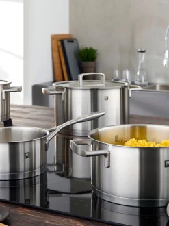 Batteria di pentole in acciaio inossidabile Vitality, set da 5