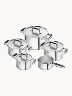 Batteria di pentole in acciaio inossidabile Pure, set da 5