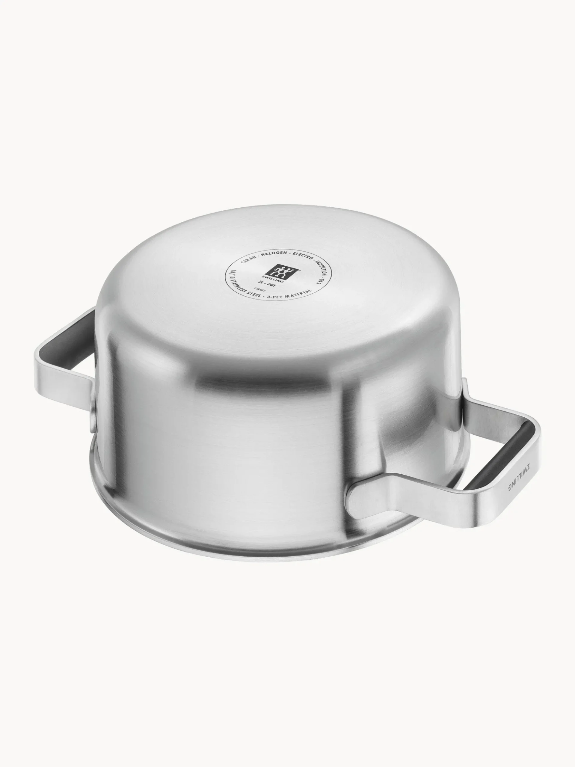 Batteria di pentole in acciaio inossidabile Pure, set da 5