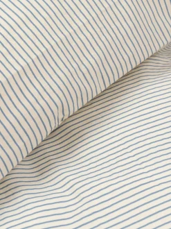 Biancheria da letto per bambini in cotone organico Stripe Bluie