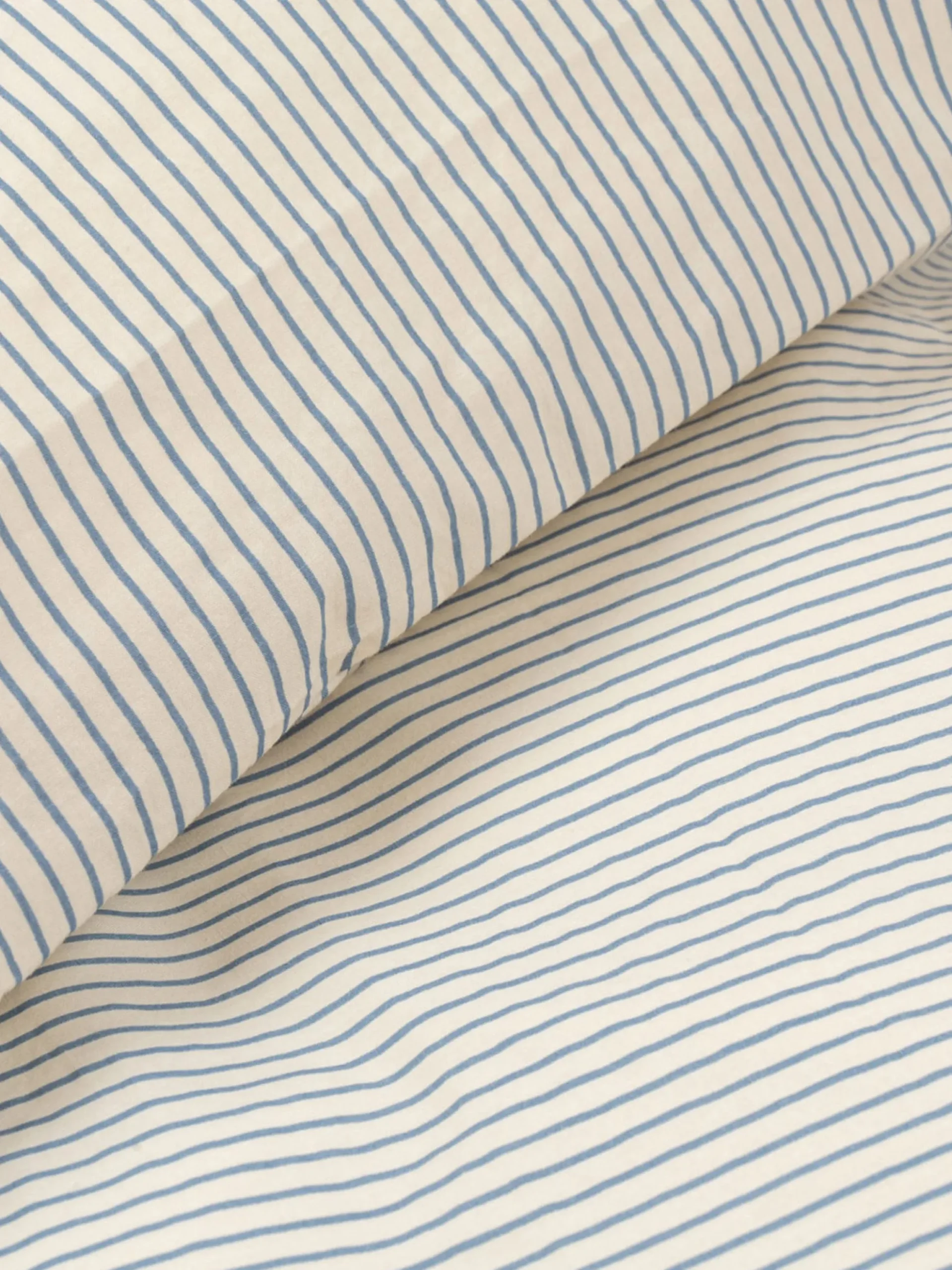 Biancheria da letto per bambini in cotone organico Stripe Bluie